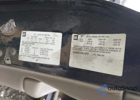 2002 Pontiac Bonneville Ssei from USA, damaged, VIN 1G2HZ541224210267